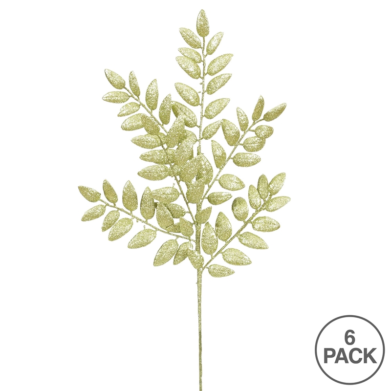 Vickerman Honey Locust Artificial Christmas Spray in Champagne Gold (Set of 6)