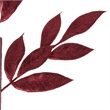 Vickerman Bay Leaf Artificial Christmas Spray in Burgundy Red (Set of 12)