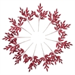 Vickerman Bay Leaf Artificial Christmas Spray in Burgundy Red (Set of 12)