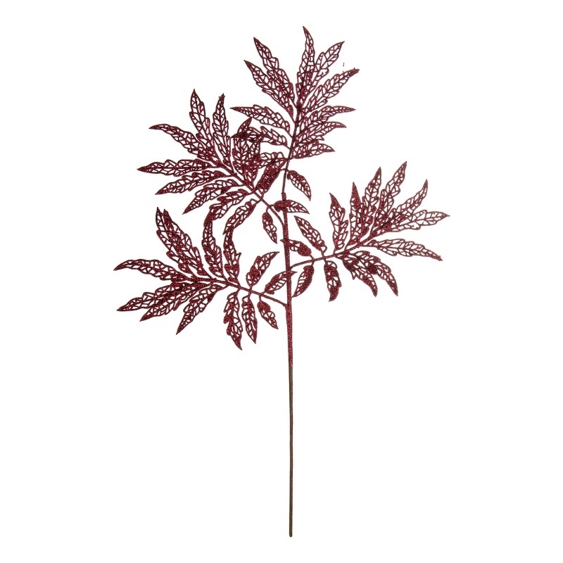 Vickerman Glitter Sumac Artificial Christmas Spray in Burgundy Red (Set of 6)