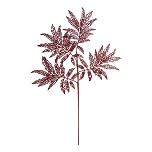 Vickerman Glitter Sumac Artificial Christmas Spray in Burgundy Red (Set of 6)