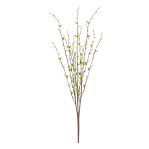 Vickerman 36&quot Contemporary Fabric Artificial Pussy Willow Bush in Gray