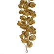 Vickerman 6' Gold Artificial Dogwood Glitter Garland.