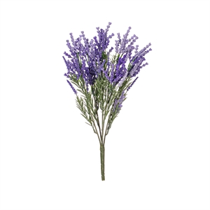 Vickerman 19&quot Purple Artificial Plastic Lavender Bush (Set of 2)