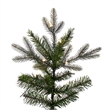 Vickerman 7.5' Douglas Fir Artificial Slim Tree. Warm White LED Mini Lights