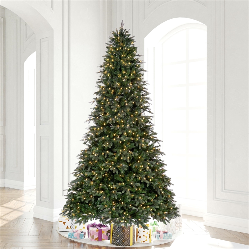 Vickerman 9' Green Douglas Fir Artificial Christmas Tree. Warm White LED Lights