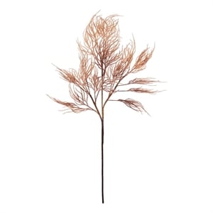 Vickerman 33&quot Light Brown Plastic Glitter Reed Spray Bundle. 2 per bundle.