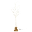 Vickerman 6' White Birch Twig Tree. Warm White 3mm Wide Angle LED lights.