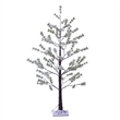 Vickerman 4' Green Frosted Mini Pine Twig Tree. Warm White LED lights