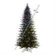 Vickerman 9' Kamas Fraser Fir Artificial Tree. LED Color Changing Lights