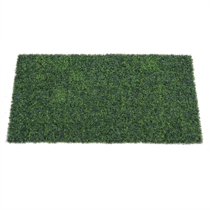 Vickerman 50&quot Artificial Green Boxwood Mat.