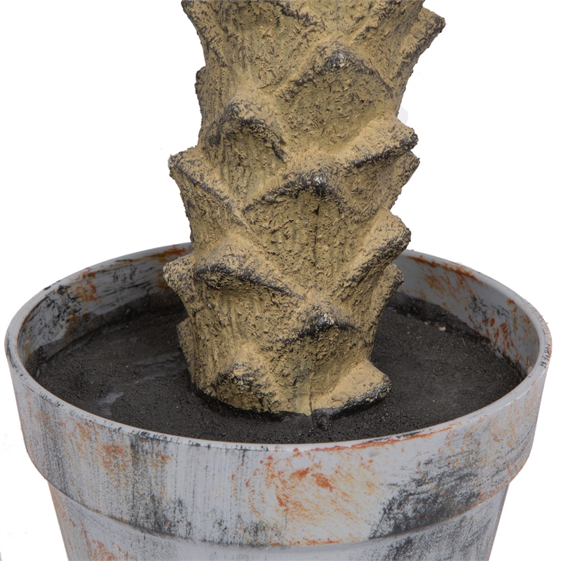 Vickerman 8' Artificial Green Potted Phoenix Palm Tree.