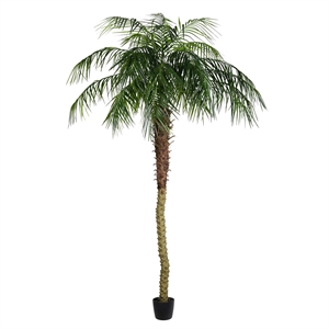 Vickerman 8' Artificial Green Potted Phoenix Palm Tree.