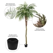 Vickerman 9' Artificial Green Potted Phoenix Palm Tree.