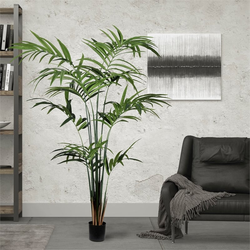 Vickerman 8' Artificial Potted Kentia Palm.