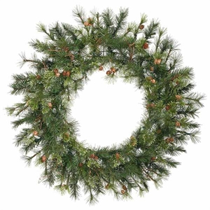Vickerman 20&quot Mixed Country Pine Wreath 70T