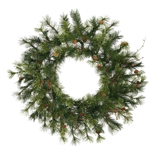 Vickerman 24&quot Mixed Country Pine Wreath 90T