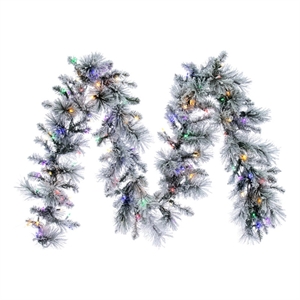 Vickerman 9' x 14&quot Flkd Jackson Garl DuraLit 100MU
