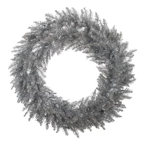 Vickerman 60&quot Silver Fir Wreath 760T
