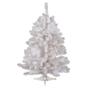Vickerman 3' x 24&quot Crystal White Tree 186T