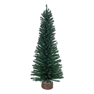 Vickerman 32&quot Mini Pine Tree 383 Tips Wood Base