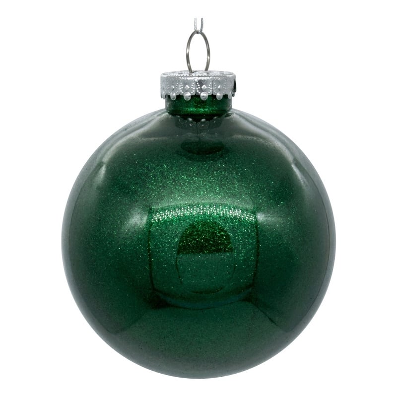  4 Clear Plastic Ornaments