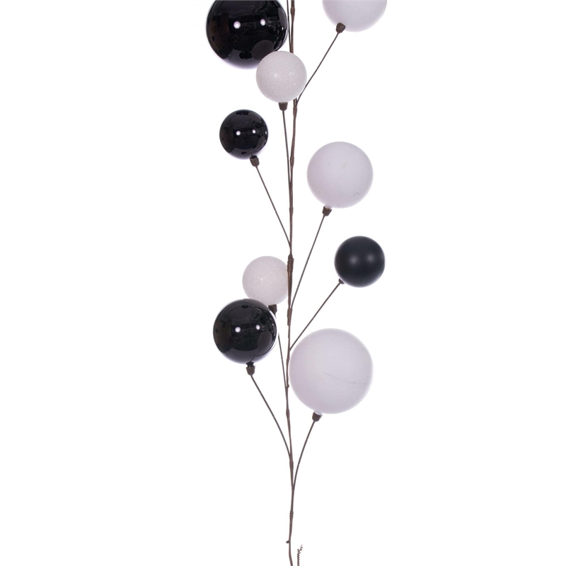 Vickerman Traditional Plastic Branched Ball Ornament Garland in Multi-Color