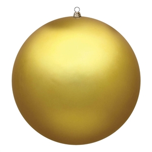 Vickerman 20&quot Giant Gold Matte Ornament