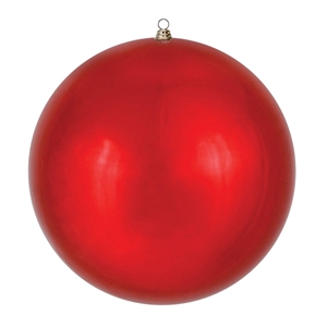 Vickerman 24&quot Giant Red Shiny Ball UV