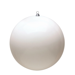 Vickerman 24&quot Giant White Shiny Ball UV