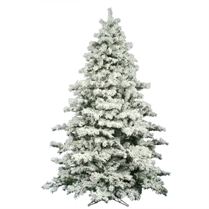 Vickerman Plastic Pine Christmas Tree with 2059 PVC Tips in White