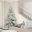 Vickerman Plastic Pine Christmas Tree with 2059 PVC Tips in White