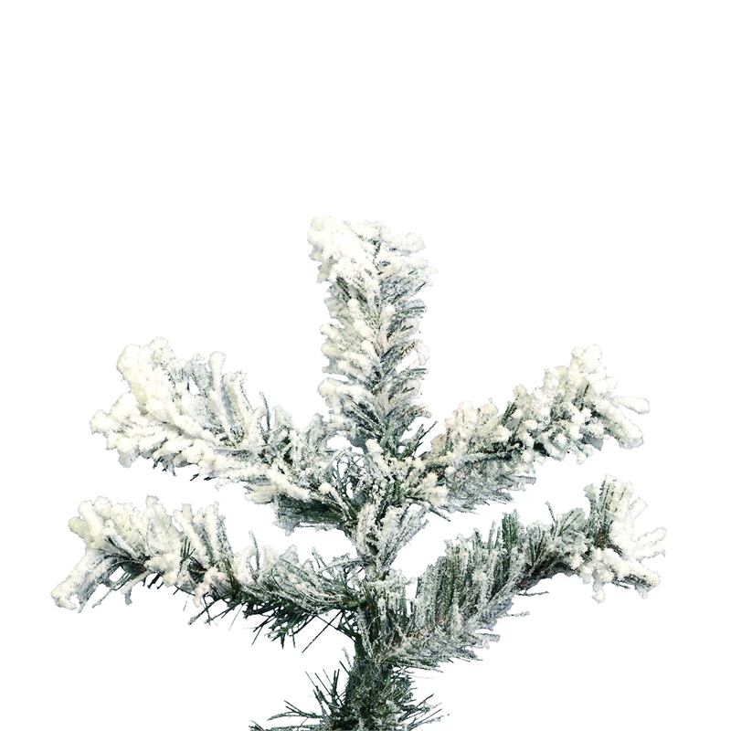 Vickerman Plastic Pine Christmas Tree with 2059 PVC Tips in White
