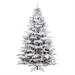 Vickerman Plastic Pine Christmas Tree with 1200 LED Lights in White