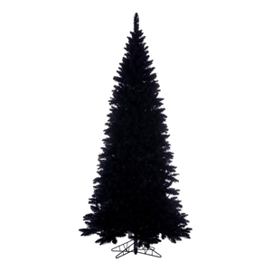 Vickerman 4.5' x 25&quot Flocked Black Fir Slim 400T