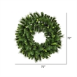 Vickerman Plastic Artificial Christmas Wreath with 1008 PVC Tips in Green