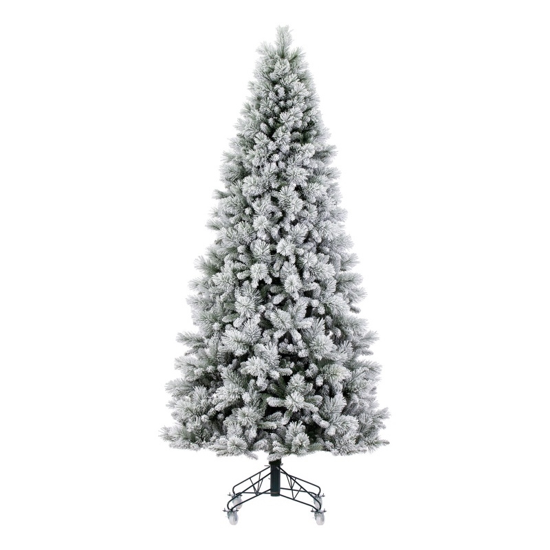 Vickerman Plastic Artificial Christmas Tree with 2904 PVC Tips in Green