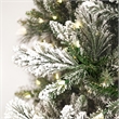 Vickerman Plastic Artificial Christmas Tree with 1200 Mini Lights in Green