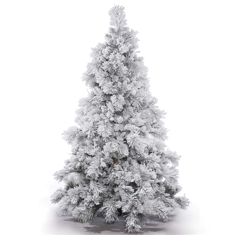 Vickerman Traditional Plastic Christmas Tree with 1616 PVC Tips in White