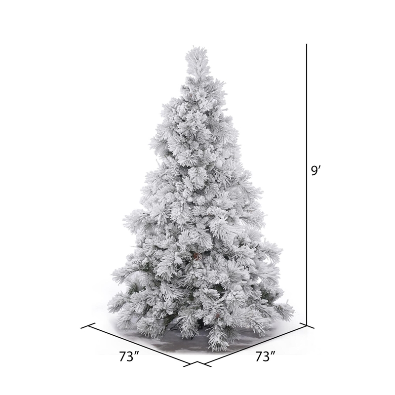 Vickerman Traditional Plastic Christmas Tree with 1616 PVC Tips in White