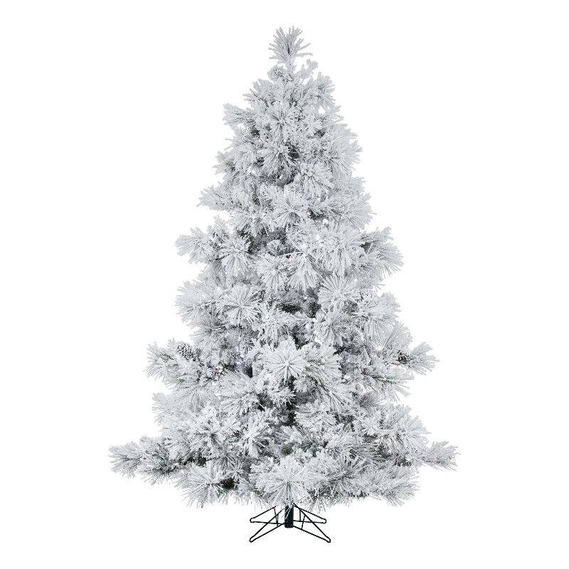 Vickerman Traditional Plastic Christmas Tree with 1050 LED Lights in White