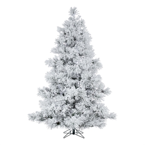 Vickerman Traditional Plastic Christmas Tree with 1050 LED Lights in White