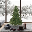 Vickerman Plastic Artificial Christmas Tree with 1000 PVC Tips in Green