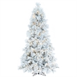 Vickerman Plastic Artificial Christmas Tree with 1500 LED Lights in White