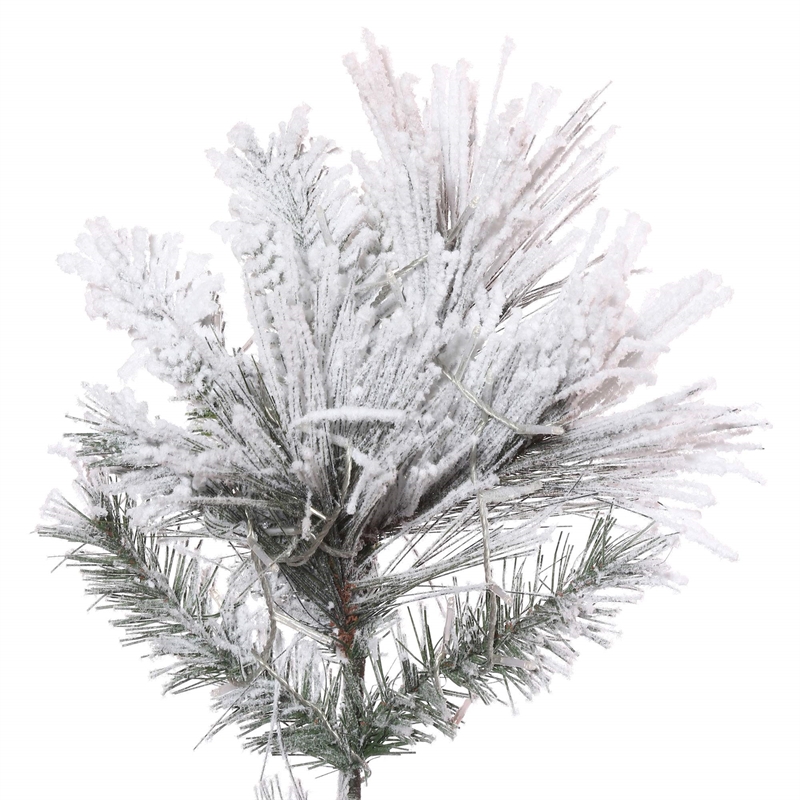 Vickerman Plastic Artificial Christmas Tree with 1565 PVC Tips in White