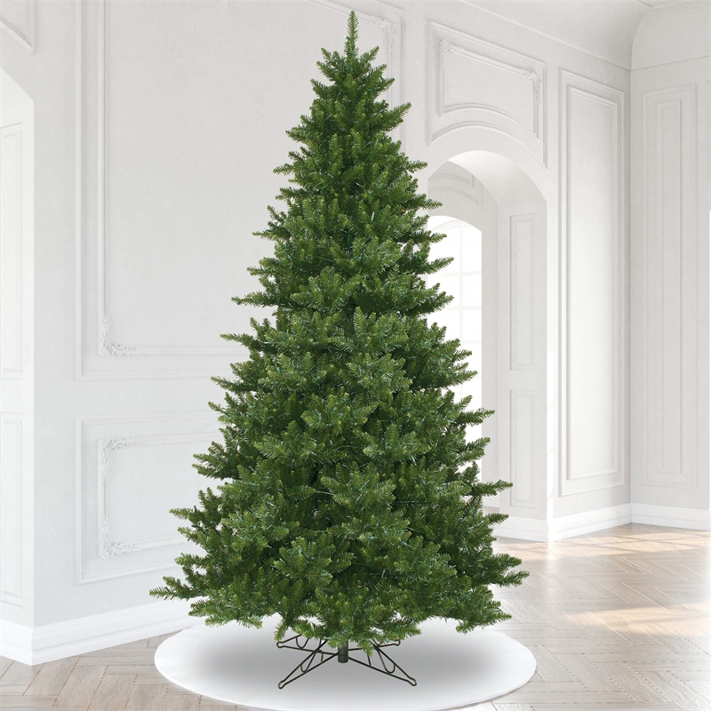 Vickerman Plastic Artificial Christmas Tree with 3006 PVC Tips in Green