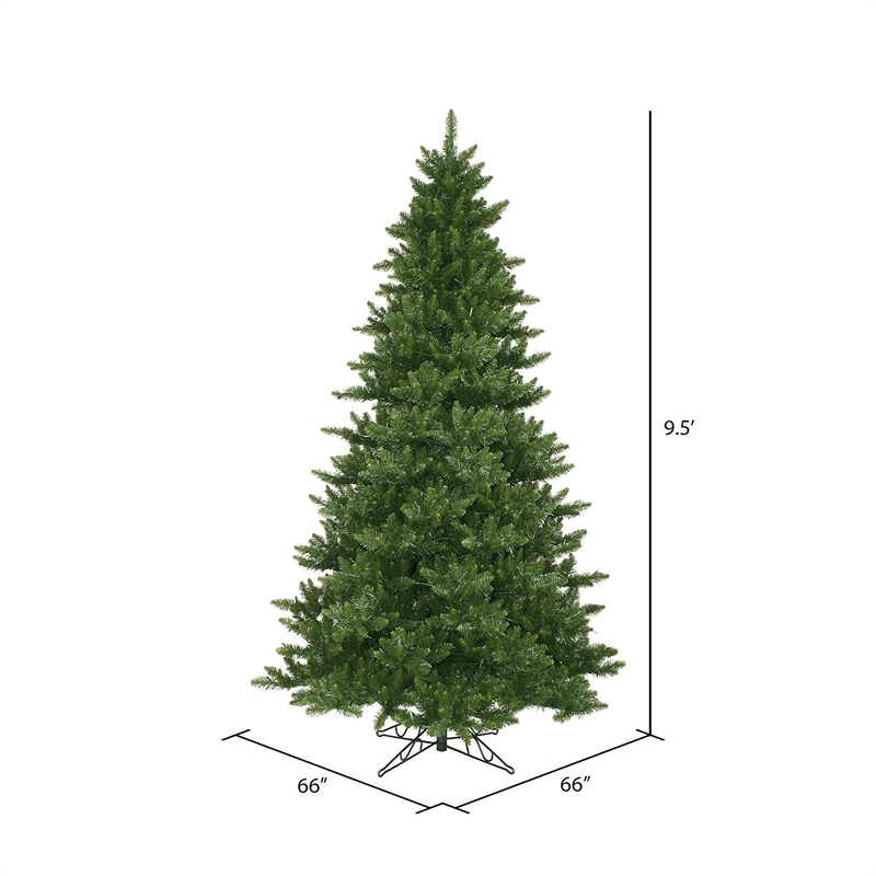 Vickerman Plastic Artificial Christmas Tree with 3006 PVC Tips in Green