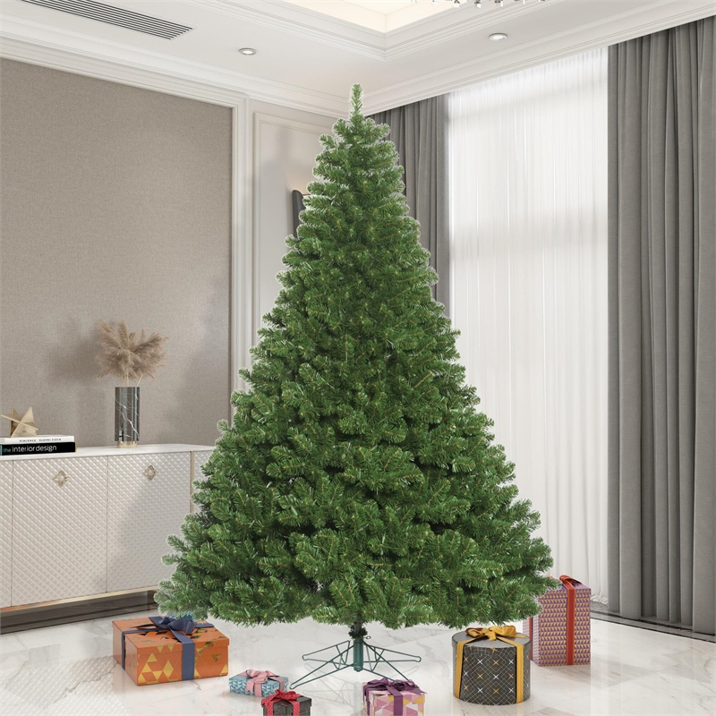 Vickerman Plastic Artificial Christmas Tree with 1943 PVC Tips in Green