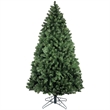 Vickerman Plastic Artificial Christmas Tree with 2409 PVC Tips in Green