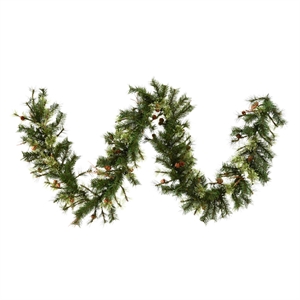 Vickerman 9' x 12&quot Mixed Country Pine Garl 200 Tip